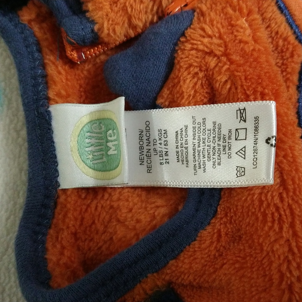 7 Items Little Me & More Fox Baby Themed, Blanket and Towel, Clothing Set - Picture 10 of 16
